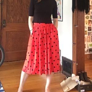 🌏Vintage polka dot skirt